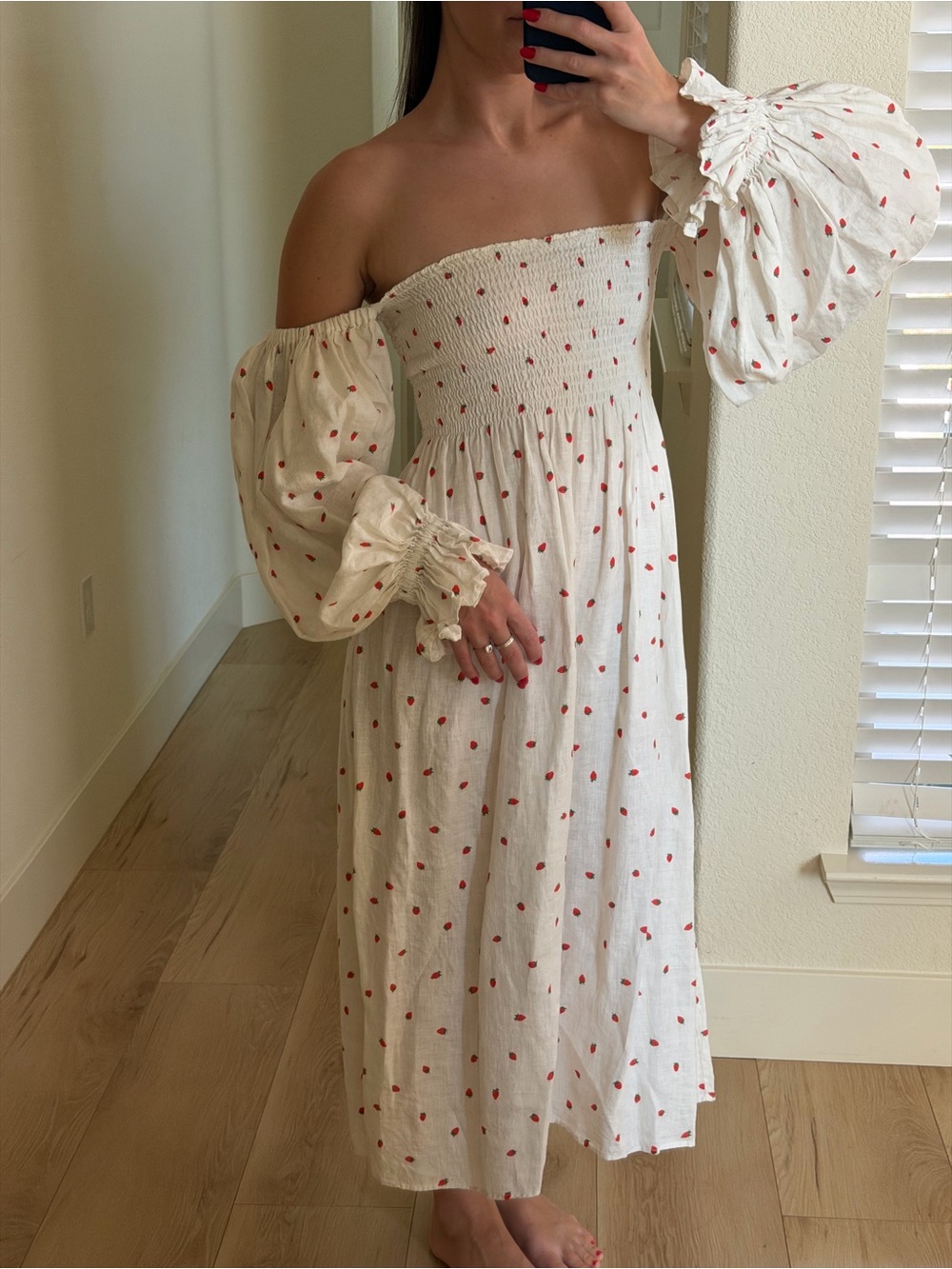 SLEEPER strawberry dress